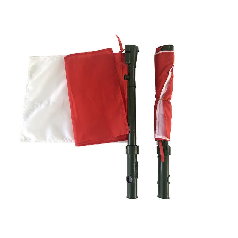 Jinwey Red and White Signal Hand Flag