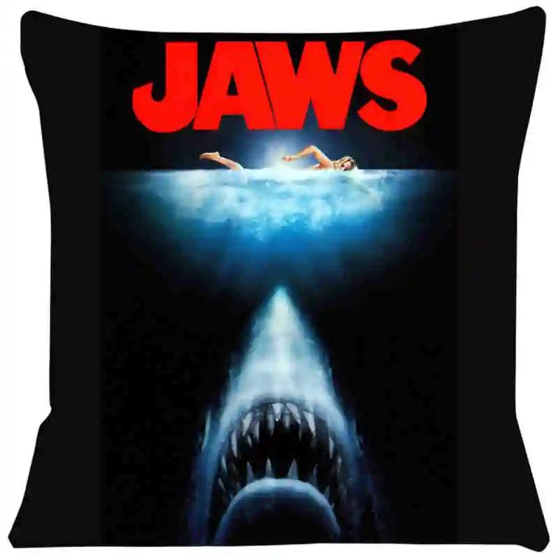 Hai Film Kissenbezug Wohnzimmer Stills Kissen für Stühle Kissenbezug Heim Dekokissen für Sofa Kissenbezug 243