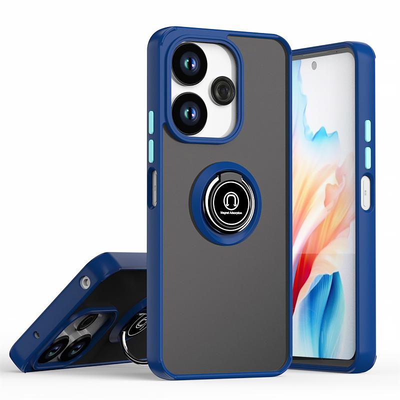 Hard PC Shockproof Funda For Xiaomi Redmi 13C 13 4G 5G Case Ring Kickstand Car Magnetic Phone Cover for Redmi13 13 C Armor Matte