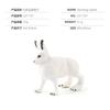 Lifelike Pvc Rabbit Figurine Collection Various Colors Ideal For Home Decor And Cakes