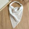 Solid Color Triangle Hair Band Elastic Headscarf Minimalist Style Hair Wrap Women Everyday Casual Styling Accessories