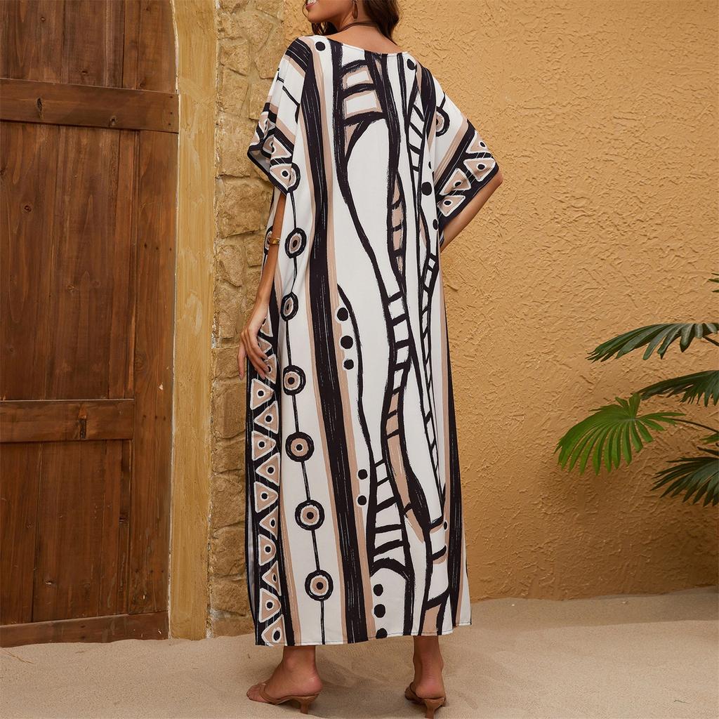 Damen Lose Strand Cover Up Robe Urlaub Sonne Shirt Cover Up