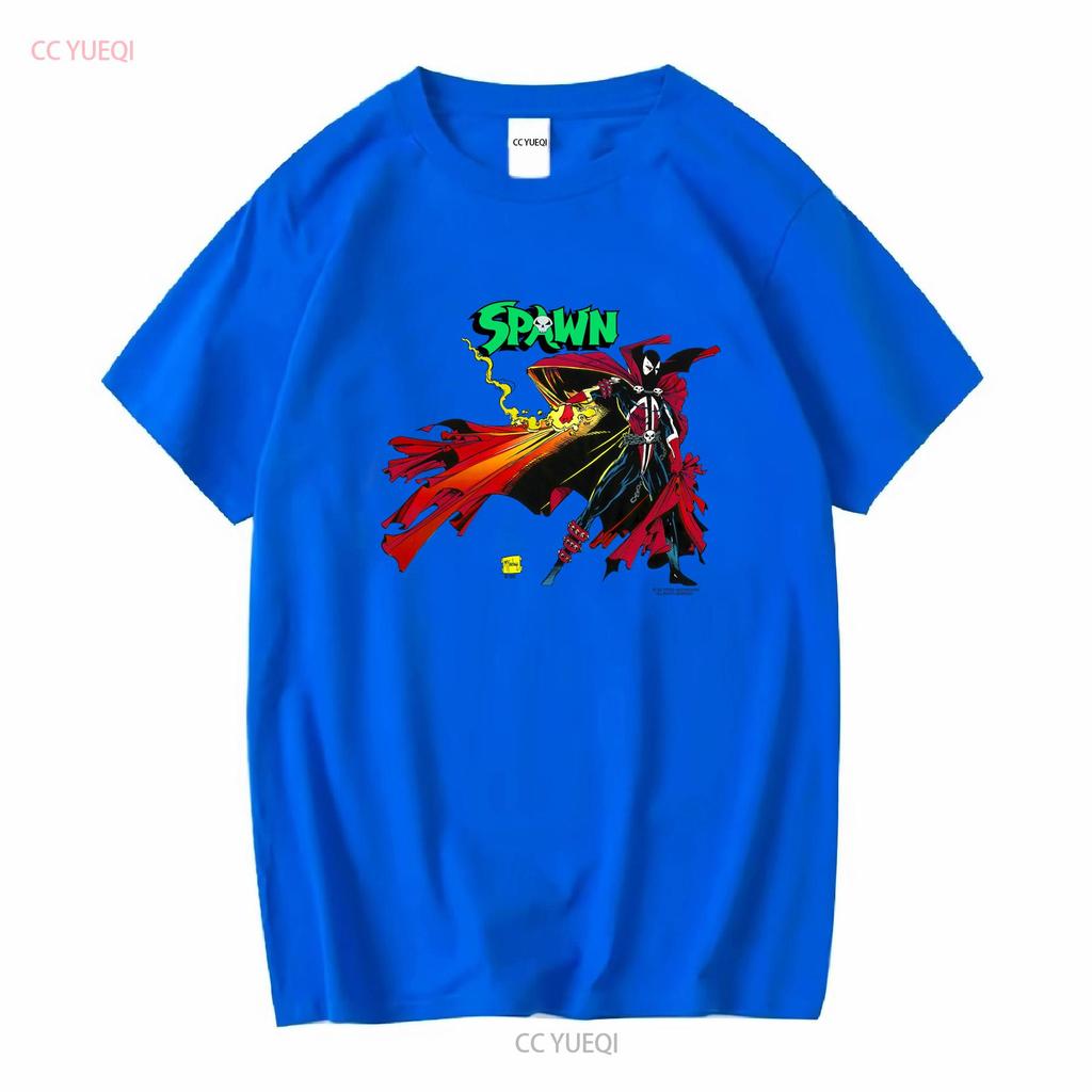 Vintage Spawn T Shirt Cotton All Size KV8959 long sleeves vintage Washed streetwear Comfortable designer clothes Stretched Soft