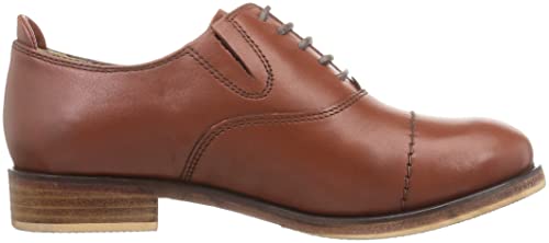 Yosuke Women's Oxfords, 5010065, Red Brown, Size 24.5 cm