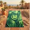 VfL Wolfsburg FC Print Microfiber Beach Towel Quick Dry Absorbent Large Towel For Beach Swimming Travel