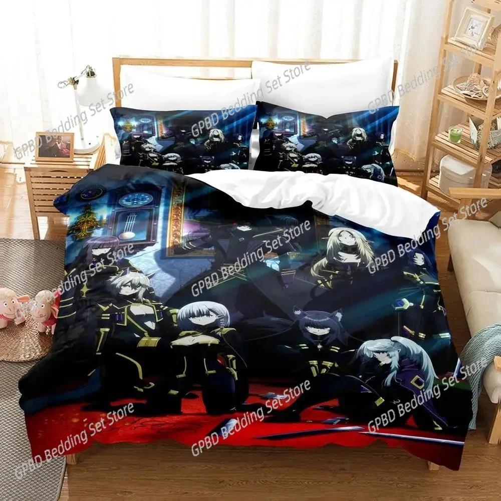 Anime Eminence In Shadow Beding Set 3D Printed Suitable for Bedrom Soft Duvet Cover Set With Pilowcases Children Kids Home Textile