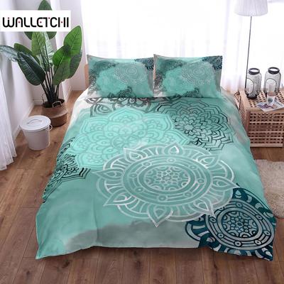 Mandala Ethinic Duvet Cover UK Single Double King US Twin Full Queen Size Bed Linen Set