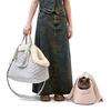 Dog Carrier Purse Cotton Small Dog Purse Carrier Portable Lightweight Winter Bags for Cats Dogs Puppies Kittens