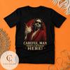 T-shirt "Beverage Here" The Big Lebowski, T-shirt Graphique Comédie Culte The Dude