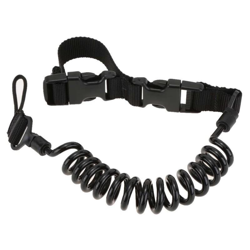 

Outdoor Military Fan Multifunctional Lanyard Safety Rope Anti-loss Wear-resistant Elastic Key Chain чёрный