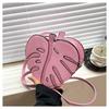 New Leaf Indentation Premium Commuter Shoulder Bag Women's Mini Personalized Summer Retro Versatile Casual Messenger Bag