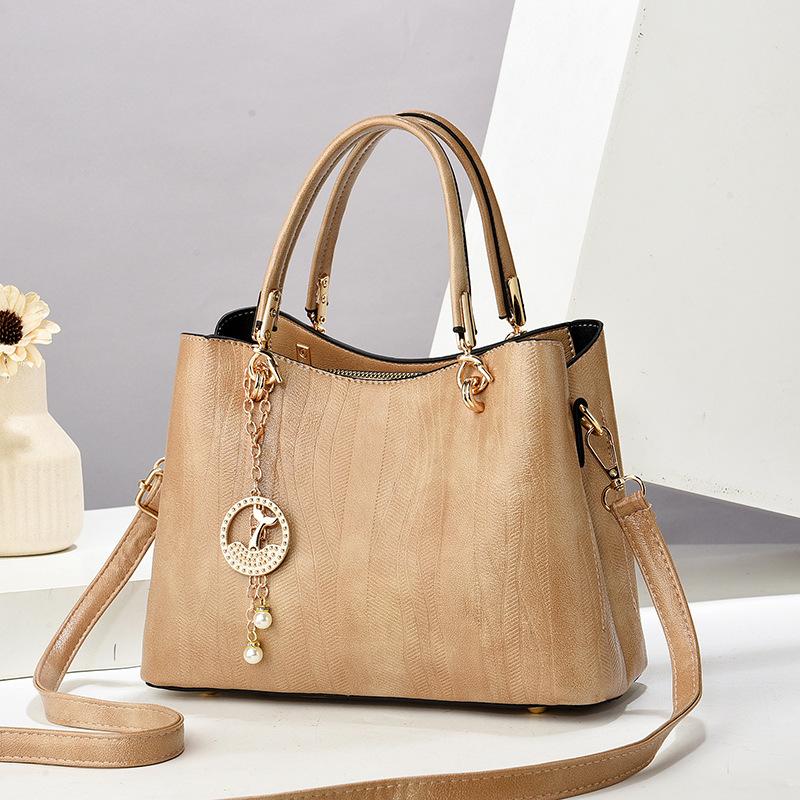 Bag Women's Bag 2025 New Simple Atmospheric Handbag Women's Fashion One Shoulder Oblique Span Bag Premium Sense Women's Retro