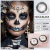 Eyeshare Cosplay Farbkontaktlinsen für Augen Halloween-Linsen Blaue Augenkontaktlinsen Schwarze Linsen Jahreslinsen 14,5 mm