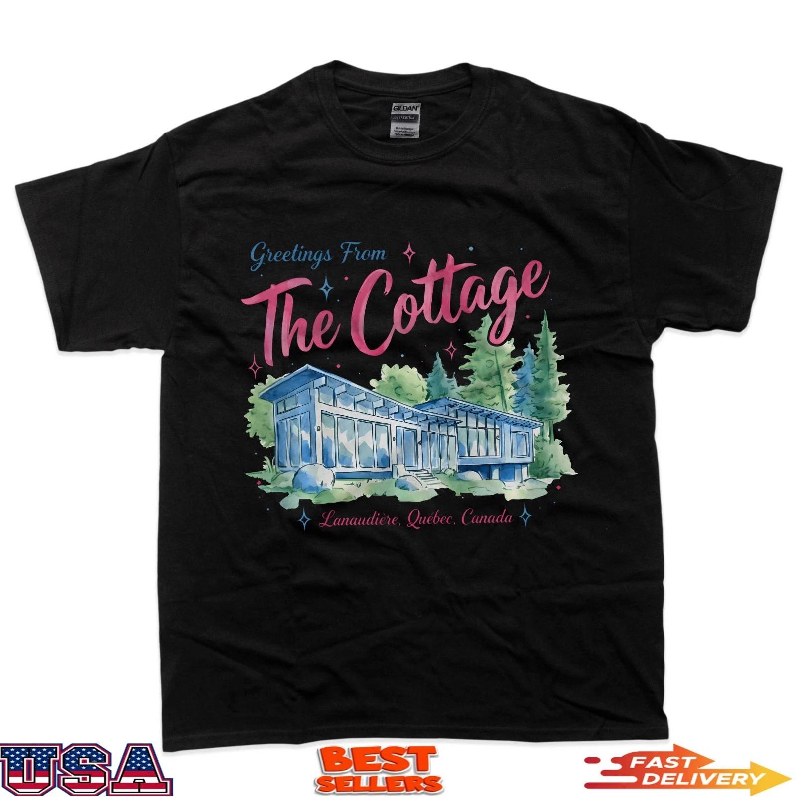 Vintage Greetings From The Cottage T-Shirt L