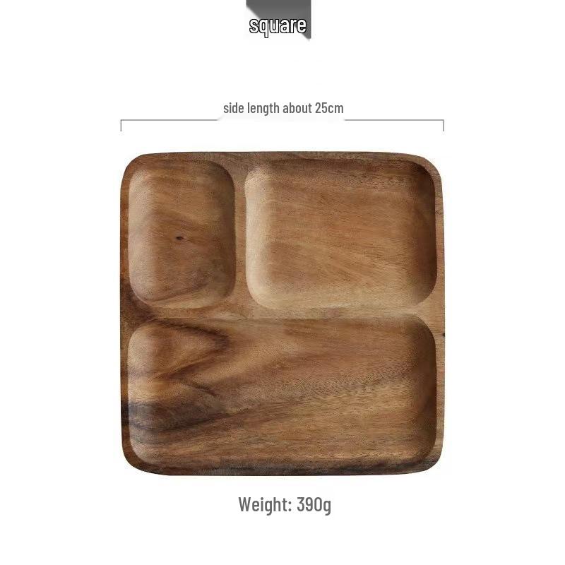 Tavă versatilă din lemn de nuc japonez – Ideală pentru servirea ceaiului, fructelor sau pizzei în hoteluri