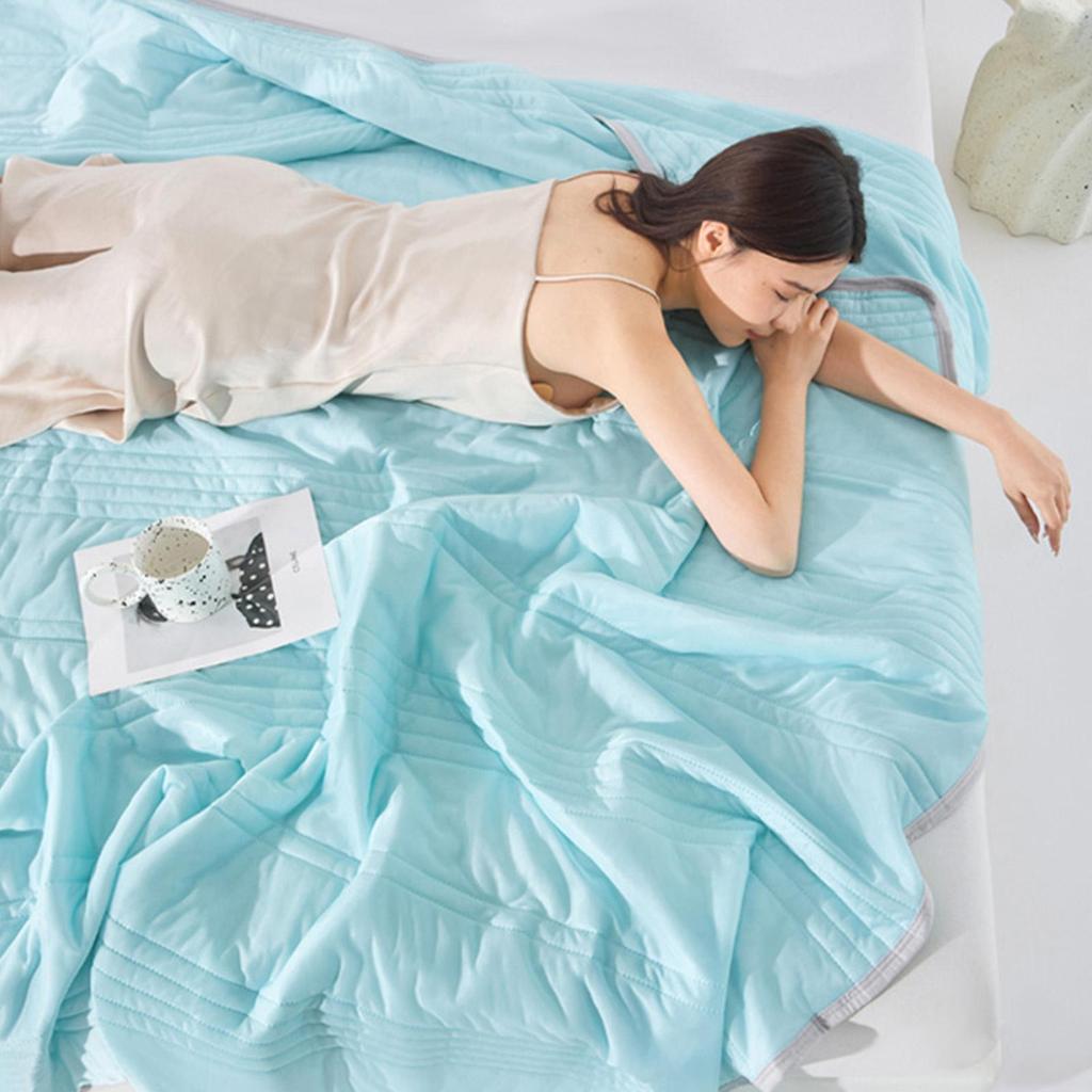 Kühlende Decke Bettwäsche Sommerdecken Weich Mode Tragbar Feuchtigkeitsableitende Kühlende Decke Für Camping Outdoor Picknicks