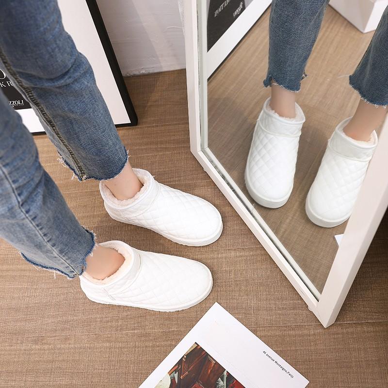 Women Snow Boots Winter Warm Plush Boots Women Waterproof Slip-on Women Shoes Flat Casual Winter Shoes Ankle Boots For Women