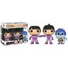 3 Figurines Funko Pop! Wonder Twins : Zan Jayna and Gleek