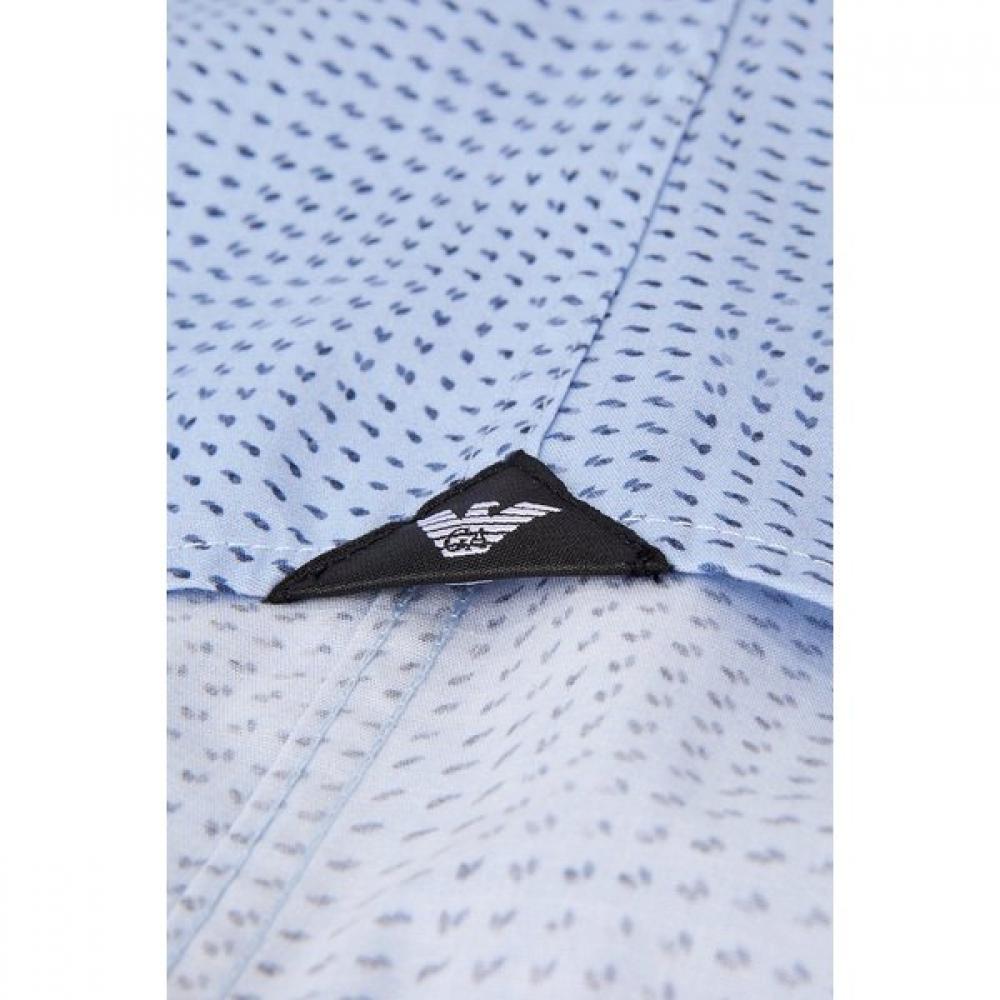 Emporio Armani Men Dot Pattern Stretch Shirt A516104003