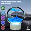 LED RGB Sandscape Lamp 3D Moving Sand Art Frame Night Light with Remote with 16 Colors Hourglass Light 3D Deep Sea Display