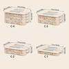 Clear Refrigerator Organizers Container With Secure Locking Lid Food Safe PP Materials For Iced Meals