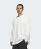 Adidas Basketball Long Sleeve Tee - White:Black / Kb7555