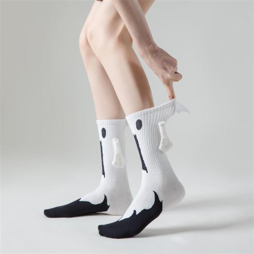 Breathable Halloween Socks Novelty Couple Socks Funny Magnetic Socks  Halloween