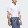 Adidas Performance Polo Shirt Solid Color Logo Short Sleeve Men tops White IQ2939