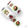 500Pcs/Roll Q Ladybugs Kids Rewards Stickers - DIY Scrapbooks Album Decor Sealing Label Decals