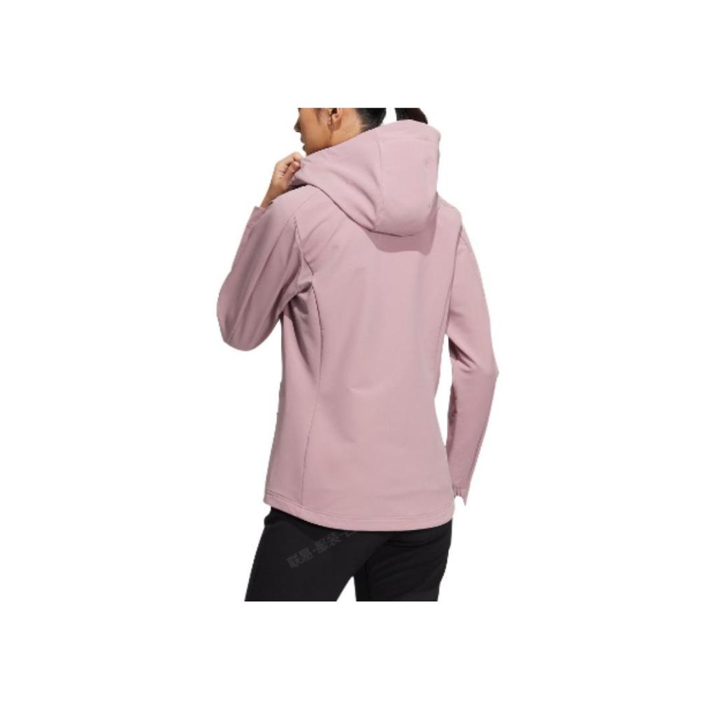 Adidas Ss23 Utilitas Softshell Jacket Outdoor Sports Hooded Jacket Women Jacket Purple IC7985