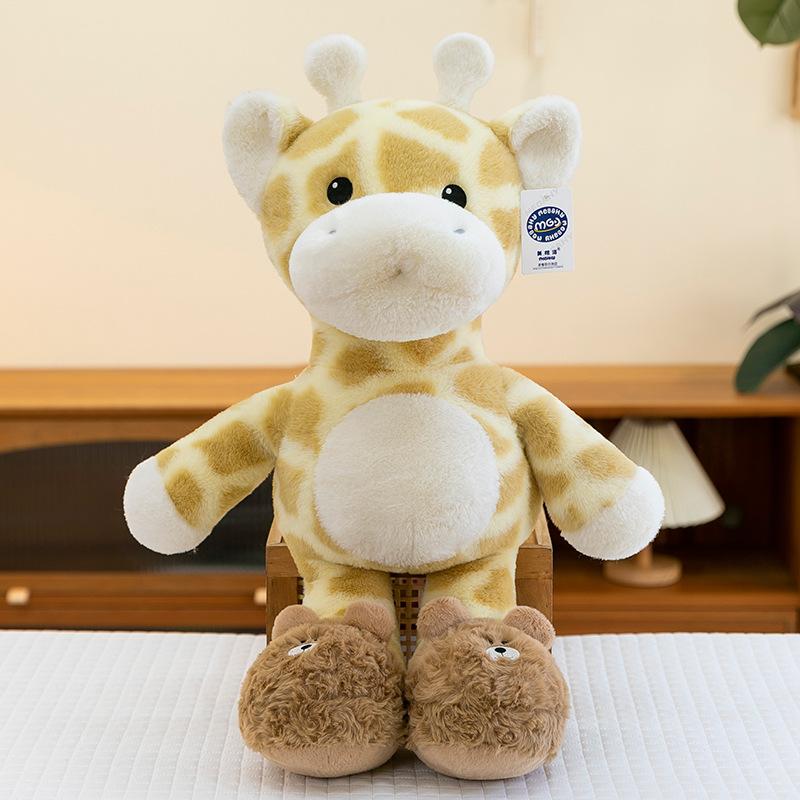 Super Cute Casual Deer Plush Toys Children Sleeping with Pillows for Girls Birthday Gifts Home Pillows