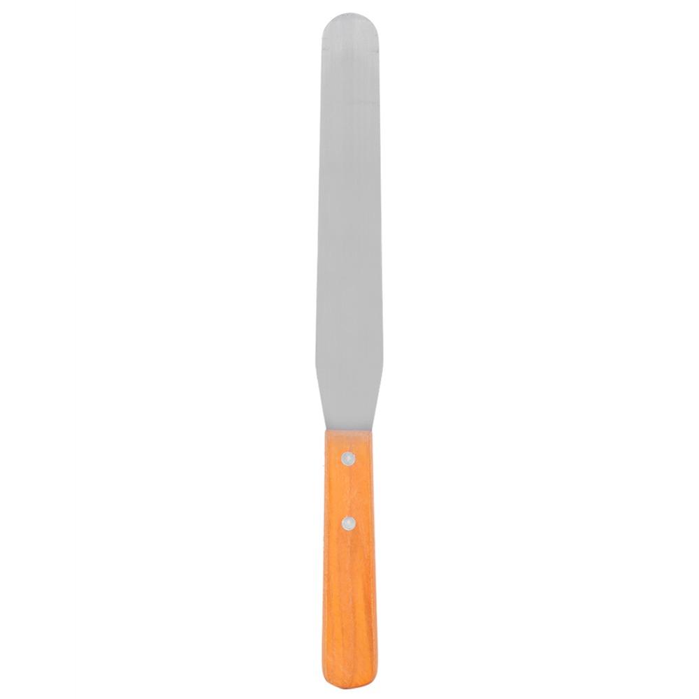 Straight Blade Cake Icing Spatula Stainless Steel Bread Cream Scraper Cake Decorating