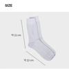 Daiso Vertical Line Point Long Neck Socks