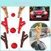 Festive Christmas Car Decorative Antlers In Various Colours Of 3)