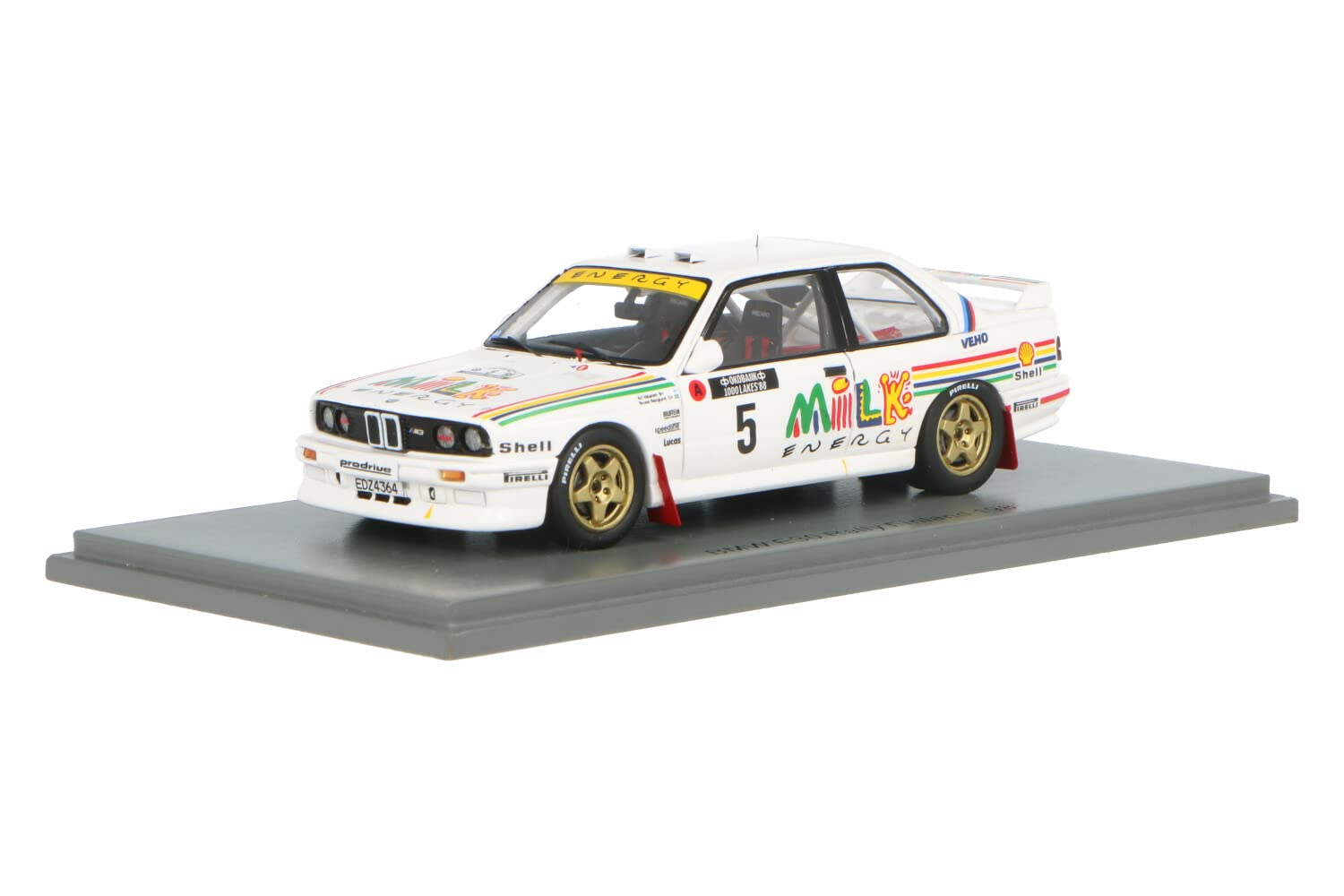 

Spark BMW M3 Rally 1000 Lakes Finland 1988 Berglund 1/43 E30#5 A. Vatanen/B.