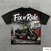 Oversized Black Cotton TShirt with Bold Wasteland Off Road Truck Graphic Unisex Streetwear Tee for Unisex and Women