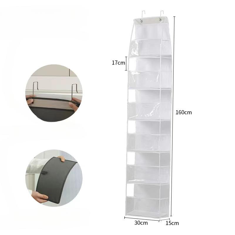 Wall Hanging Wardrobe Hanging Finishing Bags Over The Door Organizer Storage for Closet Clothes Toys Bag Storager Organiser