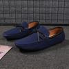 Luxury Suede Shoes Men British Style Loafers Men  Dress Shoes Formal Driving Flats Moccasins Man Penny Shoes Big Size 38 -48