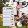 50Sheerts Replaceable Checklist Memo Board Refill Sheet Unlined 6.77x2.75Inch