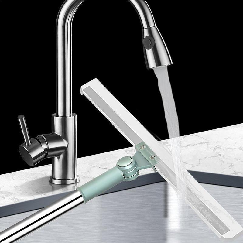 Floor Scrub Broom Scraping Broom With Telescopic Handle Multifunctional Broom For Bathroom Kitchen Tile Floor Cleaning