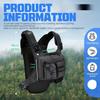 Leichte Lauf-Brusttasche für Wandern, Outdoor-Aktivitäten, Marathon, Fahrradrennen, Westentasche, ohne Trinkblase