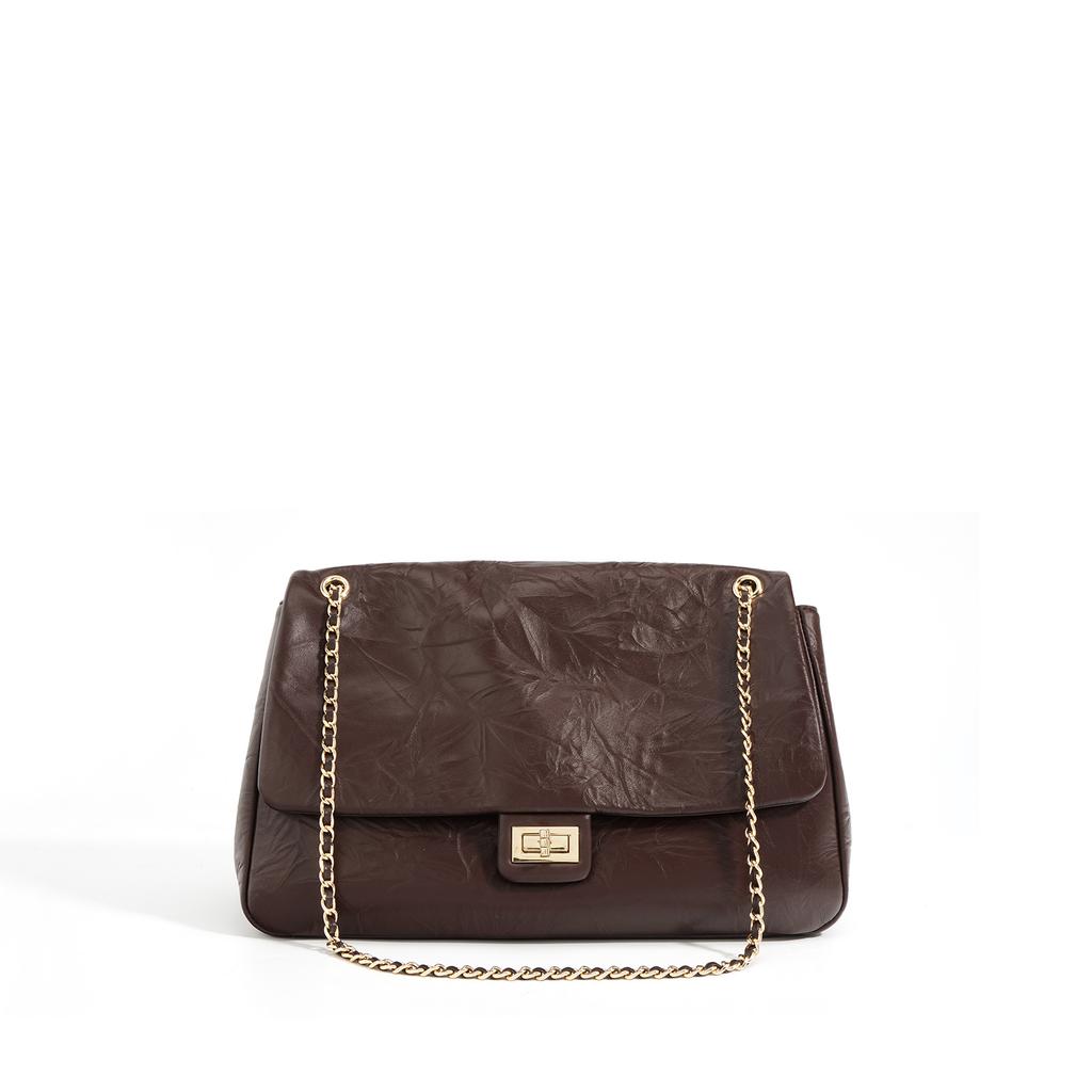 Versatile large-capacity bag women's 2025 new trend fashion tote bag niche texture chain messenger commuter bag