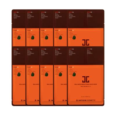 Real Water Brightening Black Mask Sheet 10P