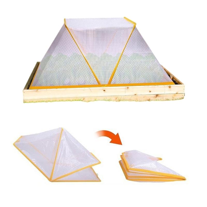 Reusable Foldable Garden Bed Cover Weatherprevent Plant Cage Bird Insect Barrier Mesh For Greenhouses And Balcony Use
