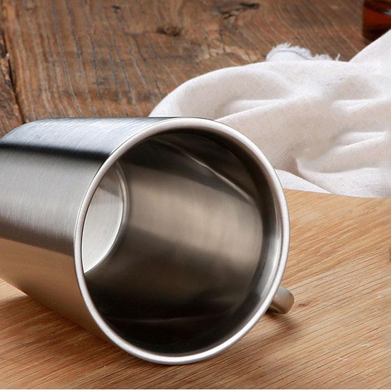 Stainless Steel Coffee Mug Double Wall Beer Mugs Cups For Coffee Milk Tea Kitchen Tools