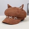 Lovely Bowknot Cats Ear Toddler Hat Durability Easy Wash Polyester Fabric Comfortable For Boys Girls 0 6 Years