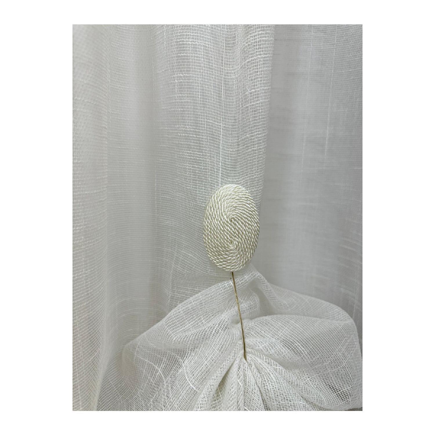 

Luxury Tulle Curtain Retractor With Magnet кремовый