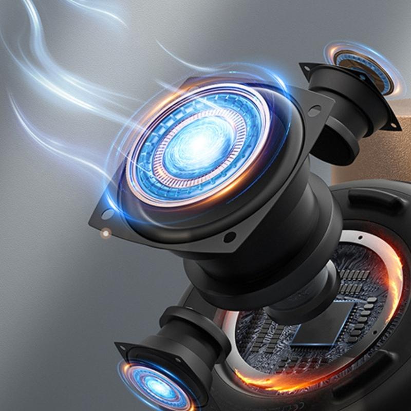 1Pair 4inch Sound Full Ranges Speaker 4Ohm 30W Subwoofer Speaker Magnetic Portable Speaker