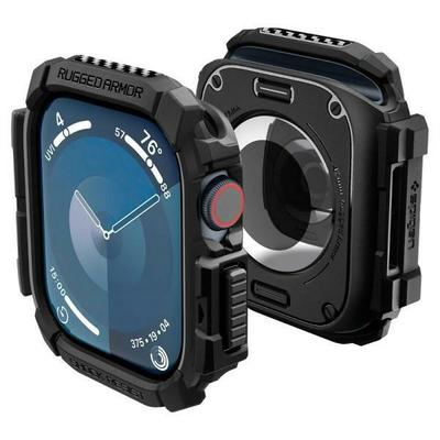Hülle für Apple Watch 10 Spigen Rugged Armor 42mm Schwarz
