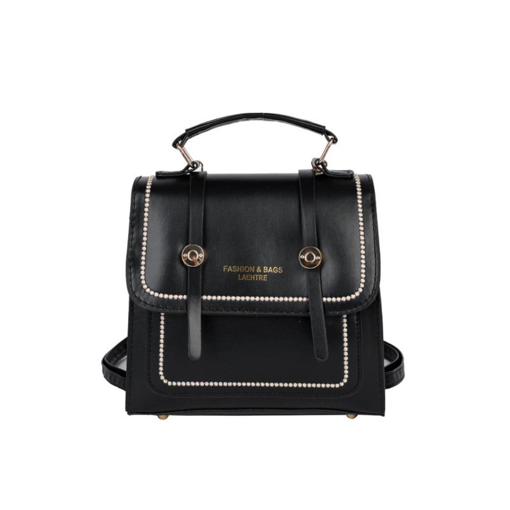 Retro dámská taška přes rameno Přenosná crossbody taška Taška na úrovni Malá čtvercová taška Dívky